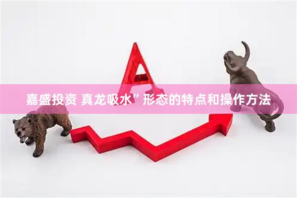 嘉盛投资 真龙吸水”形态的特点和操作方法